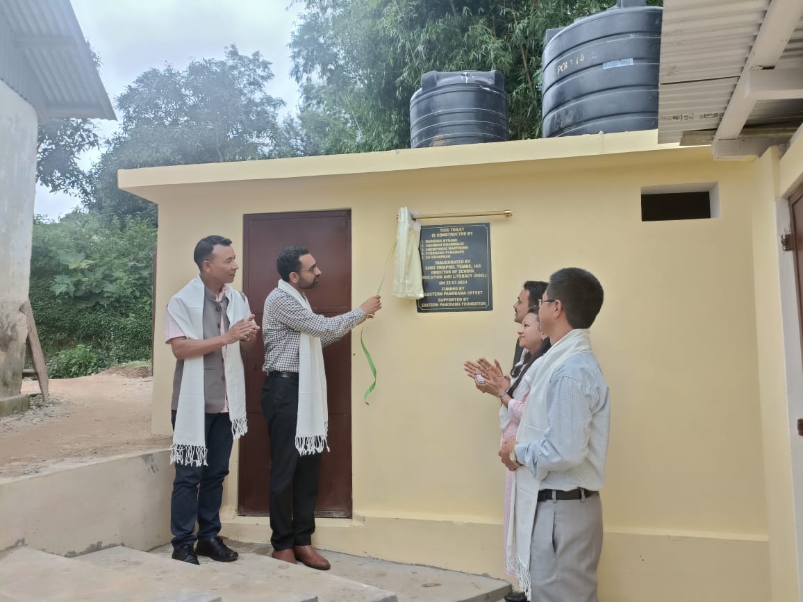 Toilet Block Inaugurated at Diengpasoh Govt LP School.
